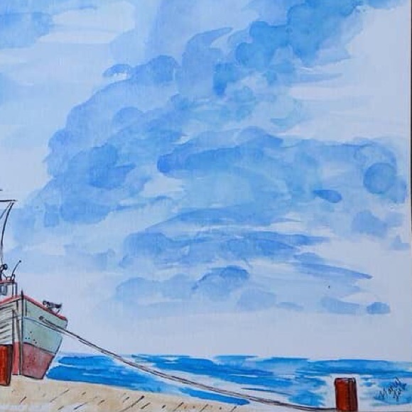 Home Decor Watercolor original art print - Picture 3 of 4